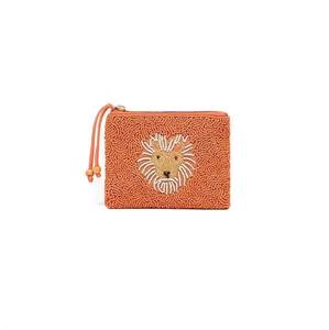 Porte-monnaie de voyage souple et grand format, multifonctionnel, style vintage, entièrement perlé à la main, en coton et rotin, thème océan, petit format - Product Image 2