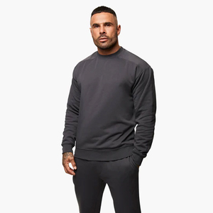 Survêtement polaire unisexe surdimensionné 2 pièces personnalisé pour homme, à capuche, style streetwear, respirant, grande taille, hiver, imprimé - Product Image 4