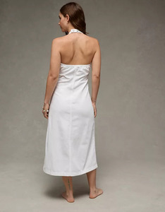 เดรสยีนส์เอวสูงแบบผูกคอ AE - Product Image 4