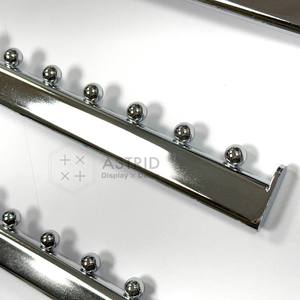 35CM 10 balls Garment rack slatwall slat <b>wall</b> slopped <b>display</b> clothes arm for store clothing <b>display</b> - Product Image 5