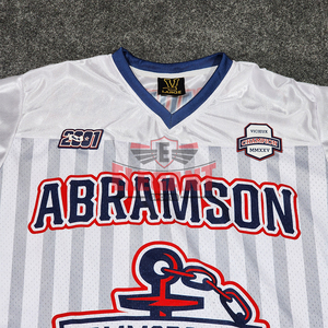 Camiseta de fútbol extragrande de diseño personalizado, nombre y número del jugador del equipo personalizados, sublimación impresa, camiseta escolar de manga corta - Product Image 3