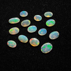 Opale éthiopienne naturelle, taille ovale, couleur arc-en-ciel, pour la fabrication de bijoux, Zehra Gems and Jewellery - Product Image 6