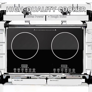 High-quality Electric Multi-functional Infrared Cooker Two Burners Tempered Glass Panel Suitable for RVs Hotels Homes <b>Smart</b> - Product Image 4
