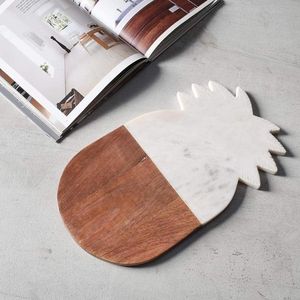 Handcrafted kitchen accessories marble charioteer board serving board with handle modern serving essentials elegant food - Product Image 5