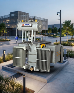 Transformador de distribución de energía sumergido en aceite KVA con bobina de cobre y múltiples bobinados para transmisión de alta tensión - Product Image 4