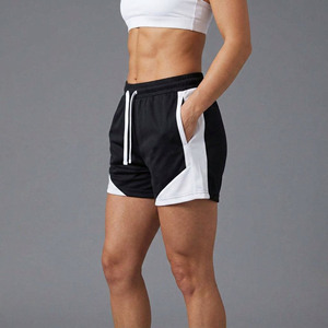 Shorts para Mujer OEM de Alta Calidad, Tela de Algodón Grueso, Logotipo Bordado Personalizado, Cintura Elástica, Transpirable y Ecológico - Product Image 2
