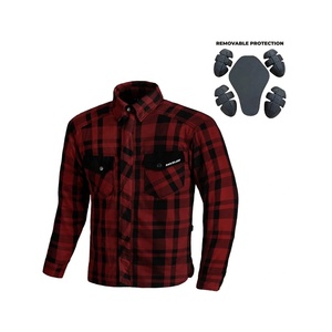 Camisa de Franela para Motocicleta, Ropa de Motociclismo con Protección CE, Venta al por Mayor de Fábrica OEM para Exportación - Product Image 1