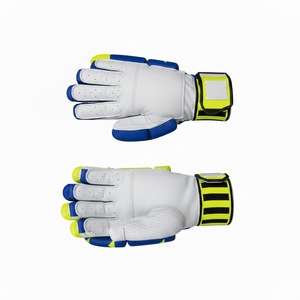 Cricket Batting Gloves Full Finger Padded PU Material EVA Fill Ambidextrous <b>Pull</b> On Style for 12 Years and Above - Product Image 2