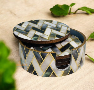 High Quality MDF Enamel Printed Coaster Premium MDF Sublimation Coaster 90mm Enamel Printed MDF Coaster Hot Sale - Product Image 6