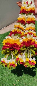 Guirlande de fleurs artificielles indiennes faites à la main (jasmin, mogra, marguerite) en tissu Toran pour Diwali, mariages, festivals, Noël et l'été - Product Image 6