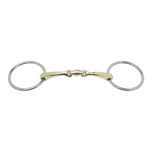 Bocado de Doble Articulación de Acero Inoxidable para Caballo, Modelo SP-70140, el Más Vendido, Marca Personalizada - Product Image 1