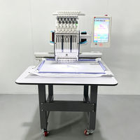 Machine à broder multi-aiguilles pour la couture professionnelle avec des couleurs flexibles et une haute productivité