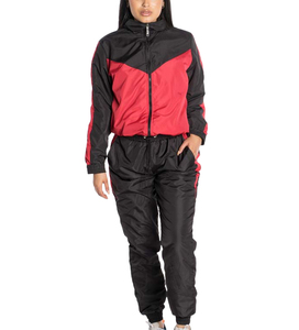 Wholesale Women's Windbreaker <b>Tracksuit</b> Sportswear Jogger Sets OEM Customized Logo Women Windbreaker Suits - Product Image 1