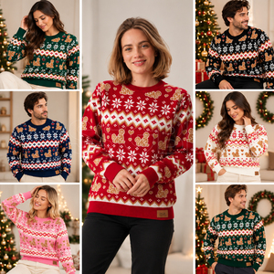 Fabricante OEM de Prendas de Vestir de Bangladesh, Suéter Navideño Feo de Alta Calidad con Diseño Personalizado, Servicio ODM Disponible al por Mayor - Product Image 3