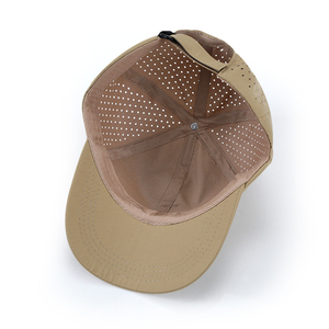 Gorra de Béisbol de Malla Transpirable, Ajustable, Unisex, para Deportes al Aire Libre, de 6 Paneles, Color Beige, Informal, para Primavera y Verano - Product Image 3