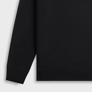Sweat-shirt pour homme au design minimaliste, couleur unie, coutures de haute qualité avec ourlet côtelé, pour les acheteurs en gros, design décontracté. - Product Image 3