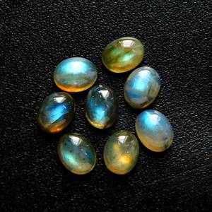 Labradorite naturelle ovale/autres formes, feu arc-en-ciel irisé, étincelle de minuit, pierre précieuse en vrac pour la fabrication de bijoux, haute qualité - Product Image 1