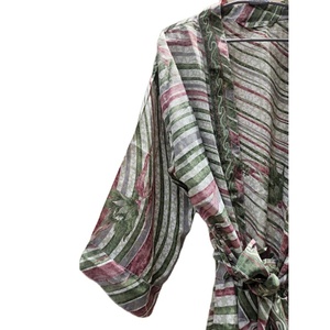 Kimono Sari de seda Vintage para mujer, Vestido tipo kimono, albornoz, vestido largo ligero, ropa de verano, kimono surtido, cómodo - Product Image 2