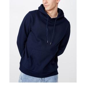 Sweat à capuche brodé pour homme, couleur unie, haute qualité, style streetwear, collection automne - Product Image 3