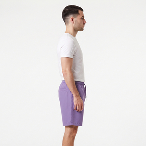 Short de survêtement ample pour homme 100 % polyester avec cordon de serrage à la taille, respirant, séchage rapide, décontracté, pour l'hiver, le streetwear et l'entraînement - Product Image 2
