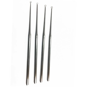 Ensemble de curettes dermiques manuelles de haute qualité, 6 pièces, 1 mm-6 mm, acier inoxydable de qualité médicale, certifié CE, instruments chirurgicaux pour ORL - Product Image 1