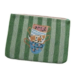 Monedero de Cuentas Bordadas a Mano, Mini Bolsa con Cierre, Color y Tamaño Personalizables, para Fiestas - Product Image 4