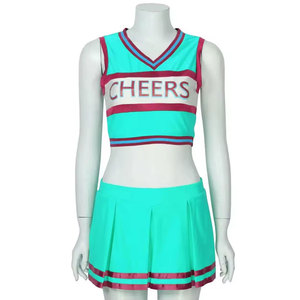 Uniformes de Porristas para Adultos, Poliéster, Color y Logotipo Personalizables, Servicio OEM, Ropa Deportiva de Alta Calidad, Transpirable - Product Image 1
