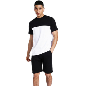 Nouvel ensemble T-shirt et short d'été pour homme, grande taille, respirant, avec logo personnalisé, collection été 2026 - Product Image 1