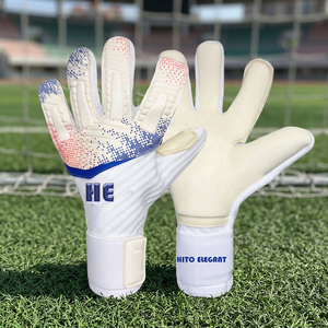 Guantes de portero de entrenamiento al aire libre profesional hombres mujeres guantes de Palma de látex de contacto duradero 4mm PU/guantes de fútbol - Product Image 4