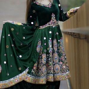 Vestido Vintage étnico Tribal Kuchi Afghani/paquistaní, impresionante Kuchi tradicional multicolor, oferta, 2020 - Product Image 6