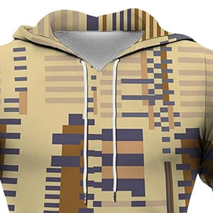 Nouvelle Arrivée 2025 – Sweat à Capuche Homme Personnalisé avec Logo, 100% Coton Biologique Respirant, Col Zippé et Impression Automne en Relief - Product Image 2