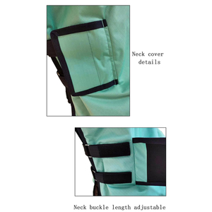 Équipement équestre réglable, couvertures et couvertures imperméables rembourrées en coton pour chevaux, utilisation printemps/automne, design personnalisé par sublimation en ligne - Product Image 5
