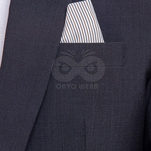 Stylish Men 2 Piece Suit Slim Fit Formal <b>Blazer</b> Trousers <b>Set</b> Custom Logo Business Wedding Party Clothing - Product Image 3