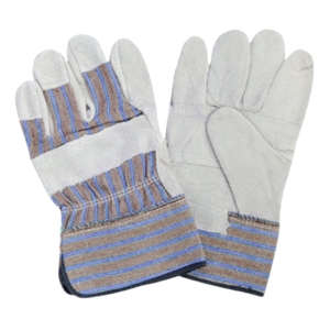 Guantes de Seguridad de Piel de Vacuno de Primera Calidad, Antivibración, Transpirables, con Dorso de Algodón, para Construcción, Almacén, Trabajo Pesado - Product Image 5