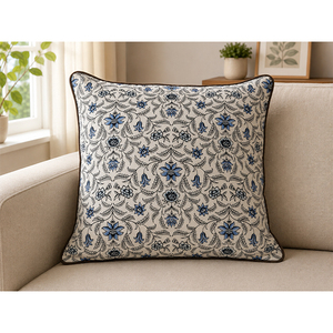 Modern 100% Cotton Decorative <b>Cushion</b> <b>Cover</b> | Premium Printed Throw Pillow <b>Cover</b> for Home Interiors Elegant Accent Pillow <b>Cover</b> - Product Image 4