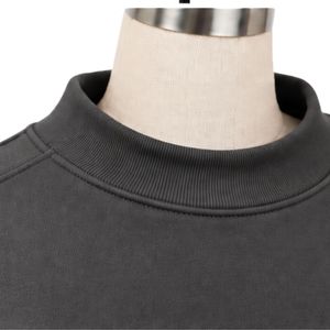 <b>Womens</b> Winter Charcoal Gray Fleece Graphic <b>Sweatshirt</b> <b>White</b> Letter Print Oversized Crew Neck Long Sleeve Casual Pullover - Product Image 4