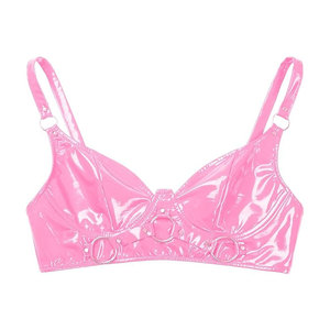 Soutien-gorge respirant à armatures push-up pour femme, avec logo frontal, idéal pour les tenues de club et de soirée - Product Image 5