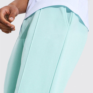 New Arrivals Plain Solid Color Base Layer Design Loose Fitted <b>Boot</b> Cut Style Men's Flare <b>Pants</b> & Trousers With Side Pockets - Product Image 3