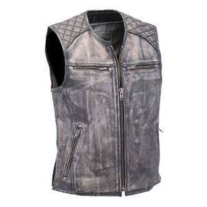 Chaleco de Lana de Diseño Elegante, Estilo Motero, Hecho en Fábrica, Transpirable, el Mejor Material para la Venta en Línea - Product Image 1
