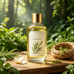 Huile Essentielle Florale Pure Distillée à la Vapeur Naturelle, Marque Privée Personnalisée, Niaouli, Lavande, Menthe Poivrée, Arbre à Thé, Orange, Pour Tous Types de Peau - Product Image 1