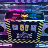 RaiseFun-Machine de jeu d'arcade de simulateur d'équitation en bois à pièces pour enfants de plus de 8 ans pour centres de jeux