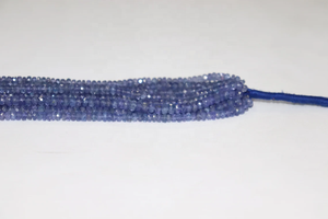 Wholesale 16-Inch Tanzanite Faceted Rondelle Beads 3-3.5mm Handmade Natural Gemstone Jewelry - Product Image 5