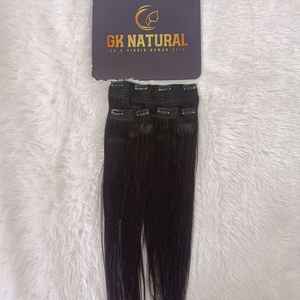 Extensiones de Cabello Humano Premium con Clip – Mechas de Cabello Naturales sin Costuras para un Cabello Largo, Grueso y Voluminoso - Product Image 3