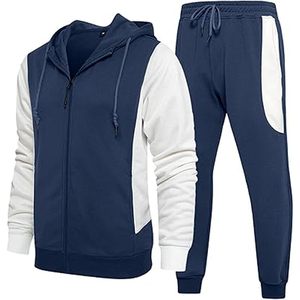 High Quality Polyester Cotton Fleece Tracksuit Set Featuring Durable Stitching and Long Lasting Comfort - Product Image 5