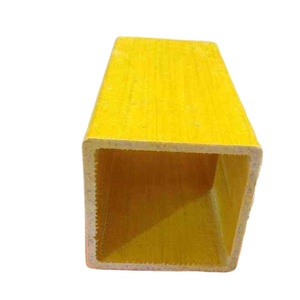 Produits de tuyauterie personnalisés en PRV, profilés irréguliers, tube rectangulaire en PRV, tube carré en fibre de verre, connecteur de section à quatre côtés en GRP - Product Image 2