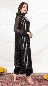 WS INTERNATIONAL Salwar Kameez de Seda de Alta Calidad para Mujer Musulmana, Estilo Formal y Modesto, para las Cuatro Estaciones, Sin Arrugas, de Secado Rápido, para Fiestas - Product Image 2