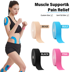 เทปกายภาพบำบัดแบบยาวพิเศษ 32 เมตร กันน้ำ ยืดหยุ่น สำหรับนักกีฬา บรรเทาอาการปวดกล้ามเนื้อและข้อ รองรับการเล่นกีฬาทุกประเภท - Product Image 5