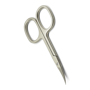 Ciseaux à cuticules et poils de nez incurvés pour droitiers, en acier inoxydable de qualité chirurgicale, lame tranchante, durables et de haute qualité - Product Image 2