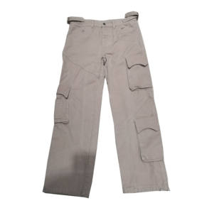 Pantalones Cargo Casuales de Lona para Hombre, Corte Recto, Personalizados, con Forro Polar Impermeable y Resistente al Viento - Product Image 1
