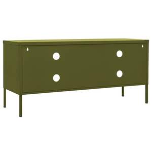 Mueble para TV de Acero Verde Oliva para Sala de Estar, 41.3 pulgadas x 13.8 pulgadas x 19.7 pulgadas - Product Image 5